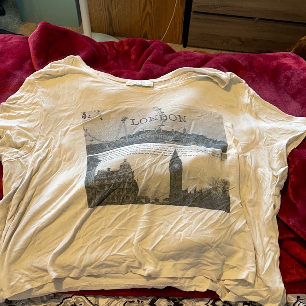 white crop top